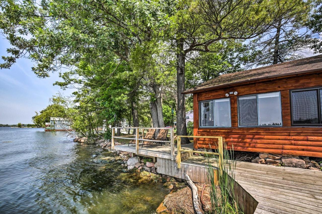 Private Island With Land Access Cabin Hammond Esterno foto