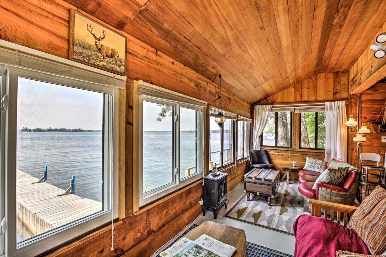 Private Island With Land Access Cabin Hammond Esterno foto