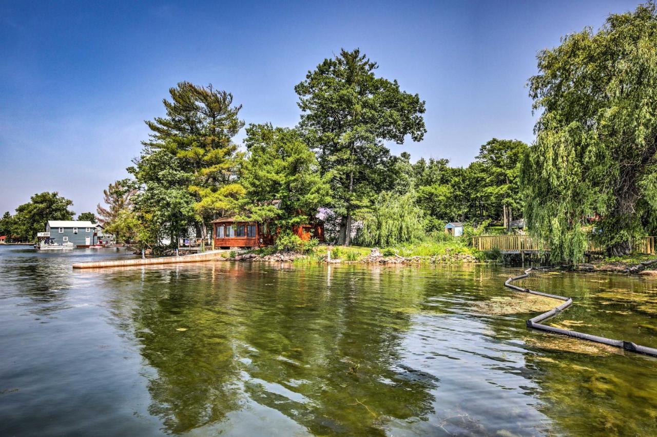Private Island With Land Access Cabin Hammond Esterno foto